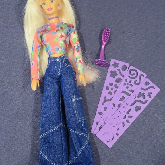 Mattel Other - Vintage Barbie 1998 Hair Happenin
